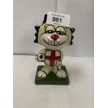 A LORNA BAILEY FOOTBALL CAT MODEL