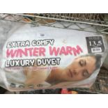 A NEW EXTRA COMFY WINTER WARM LUXURY SINGLE DUVET 13.5 TOG