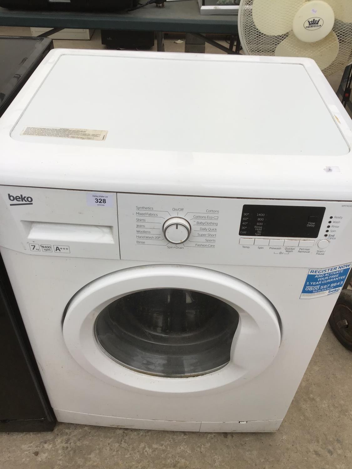 A BEKO WM74145 WASHING MACHINE IN WORKING ORDER