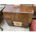 A VINTAGE TEAK STEREOGRAM WITH MONARCH TURNTABLE AND PETO SCOTT RADIO IN WORKING ORDER