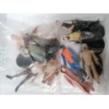TWO BAGS OF ASSORTED 1980'S AND LATER STAR WARS FIGURES