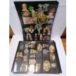 A COLLECTION OF ASSORTED VINTAGE CUT OUT FIGURES, FLORALS, FIGURES ETC