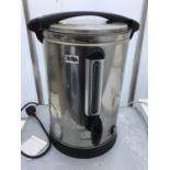 A LLOYDTRON STAINLESS STEEL URN IN WORKING ORDER