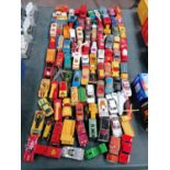 A LARGE COLLECTION OF ASSORTED DIE CAST MODEL CARS