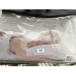 A NEW MEMORY FOAM PILLOW 70CM X 40CM