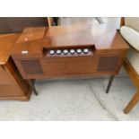 AN HMV STEREOGRAM IN A MAHOGANY CABINET WITH A GARRARD 3000 TURNTABLE