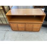 A NATHAN RETRO TEAK CABINET WITH TWO DOORS