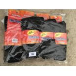 TWELVE PAIRS OF HEAT GRIPPER THERMAL SOCKS