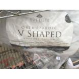 A NEW THE ELITE V SHAPED ORTHOPAEDIC SUPPORT PILLOW