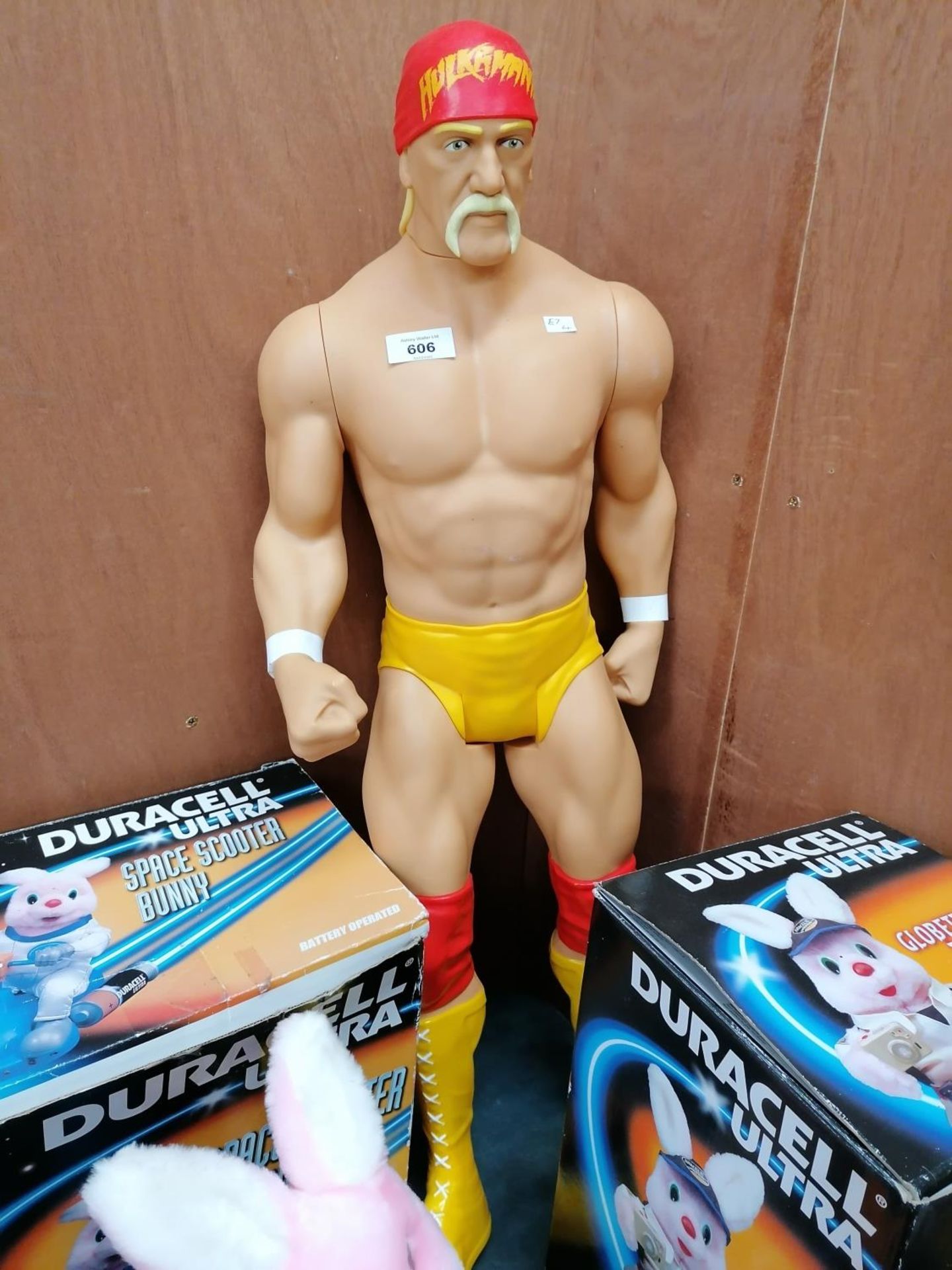 A LARGE HULK HOGAN WRESTLING FIGURE