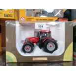 A BOXED DIE CAST UNIVERSAL HOBBIES MCCORMICK MTX 8 WHEEL TRACTOR MODEL, REF NO. 2396