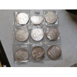 NINE COLLECTABLE COINS