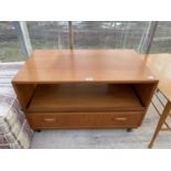 A G PLAN RETRO TEAK CABINET WITH LOWER DRAWER