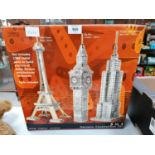 A MARKS AND SPENCER 3 IN 1 MECCANO CONSTRUCTION EMPIRE STATE BUILDING SET