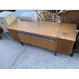 A RETRO DECCA STEREOGRAM ON A TEAK CABINET