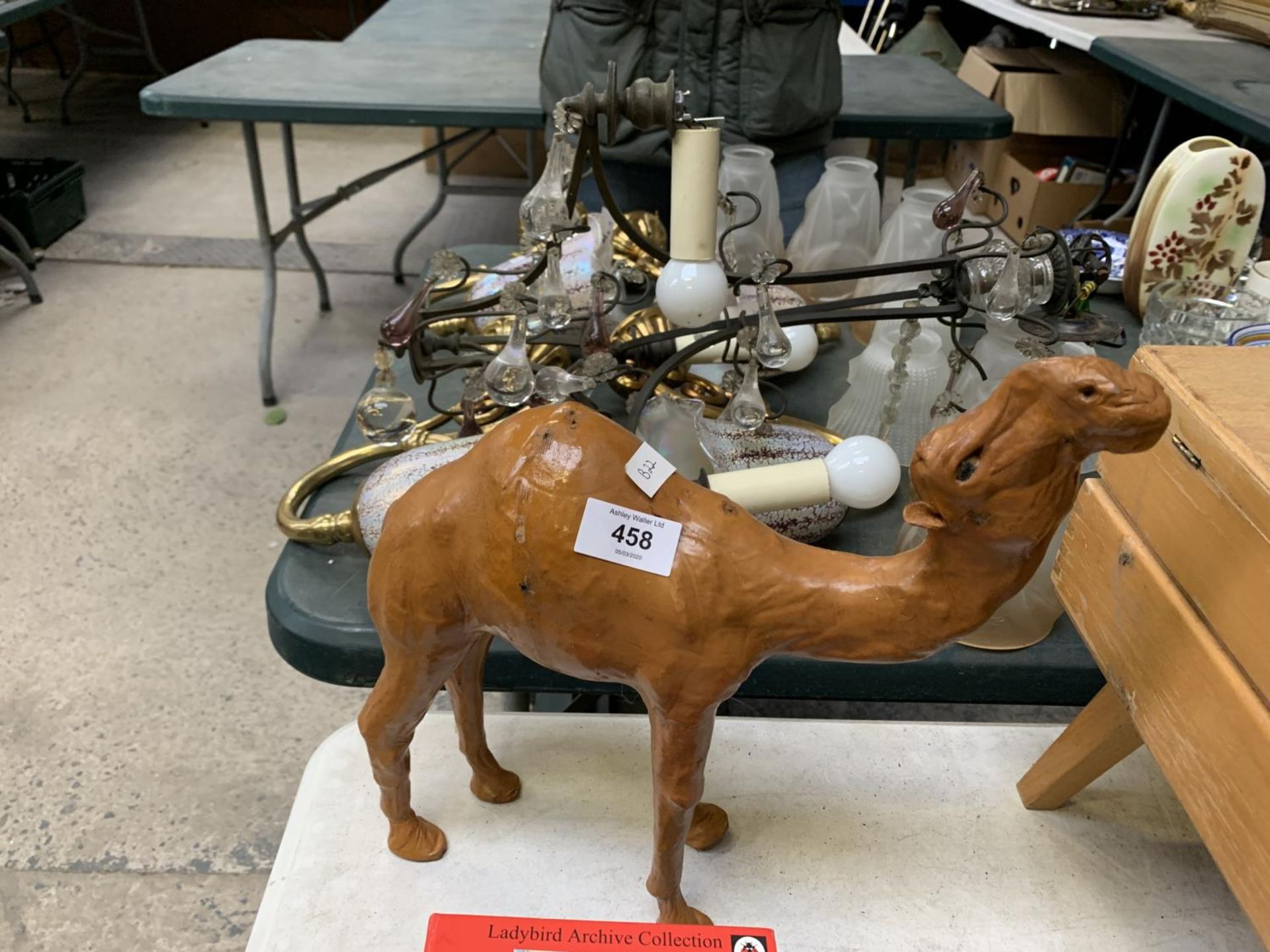 A LEATHER CAMEL MODEL