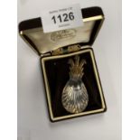 A BOXED SILVER PRINCE OF WALES SPOON