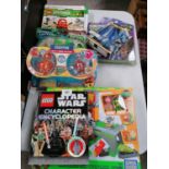 A GROUP OF TOYS AND BOOKS, DR WHO, LEGO ETC