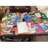 A LARGE QUANTITY OF TRAVEL GUIDES AND LANGUAGE BOOKS