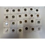 TWENTY FOUR FARTHINGS FROM THE REIGN OF EDWARD VII TO GEORGE V
