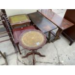 FIVE VARIOUS WINE AND OCCASIONAL TABLES