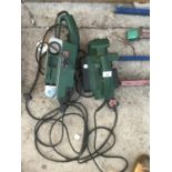 A BOSCH PHO 2 - 82 PLANER AND A BOSCH PBS 75 BELT SANDER IN WORKING ORDER