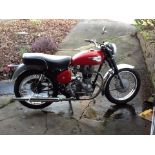 A 1959 ROYAL ENFIELD 350 CLIPPER MOTORCYCLE. THIS MACHINE LEFT THE FACTORY IN REDDITCH ON 6TH