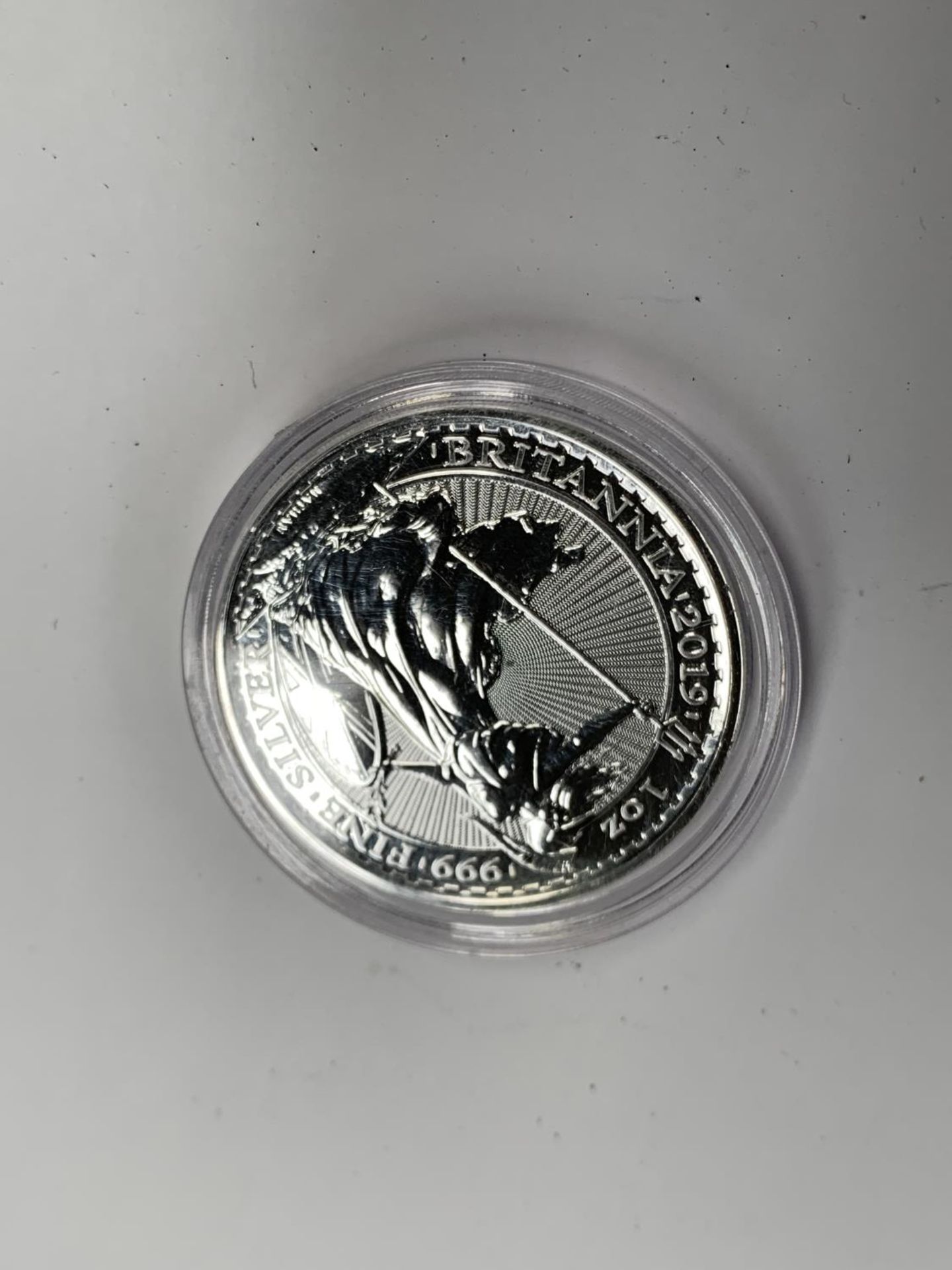 A SILVER 1 OZ BRITANNIA COIN - Image 2 of 2