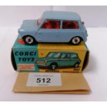 A CORGI TOYS MORRIS MINI-MINOR CAR, BOXED, MODEL NUMBER 226