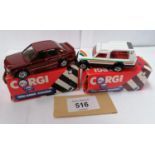 TWO BOXED CORGI TOY DIE CAST CAR MODELS