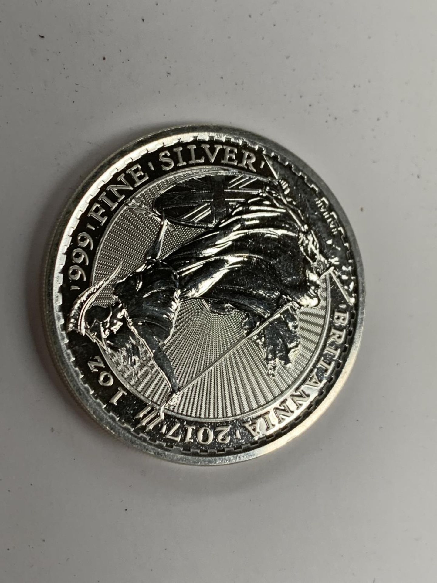 A SILVER 1 OZ BRITANNIA COIN - Image 2 of 2