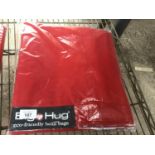 A BIG HUG 'LONDON' BEAN BAG IN RED , 140CM X 18OCM, HEAVY DUTY POLYESTER, STAIN AND WATER