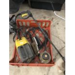 AN ARTIKA PRESSURE WASHER WITH ATTACHMENTS IN WORKING ORDER