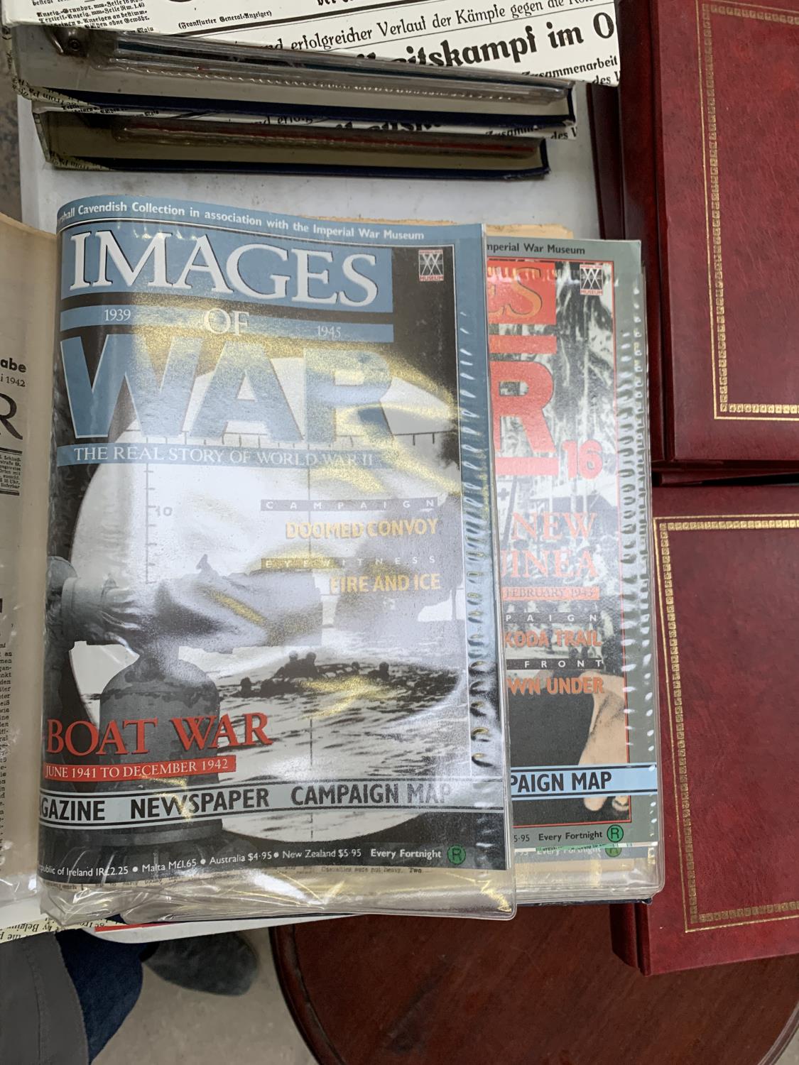 A COLLECTION OF THE IMAGES OF WAR BINDERS