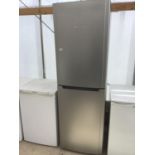 A SILVER HOTPOINT FRIDGE FREEZER IN WORKING ORDER