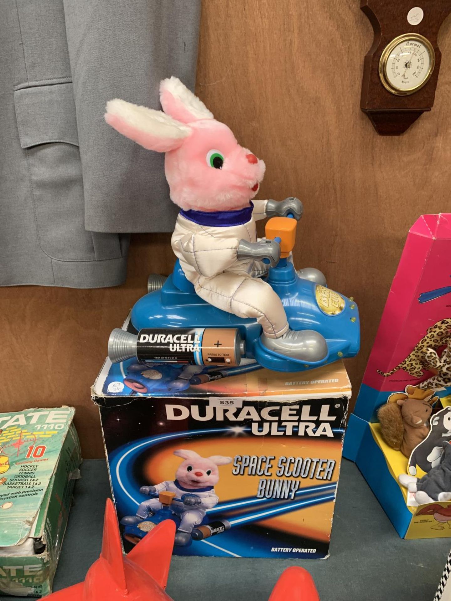 A DURACELL ULTRA SPACE SCOOTER BUNNY