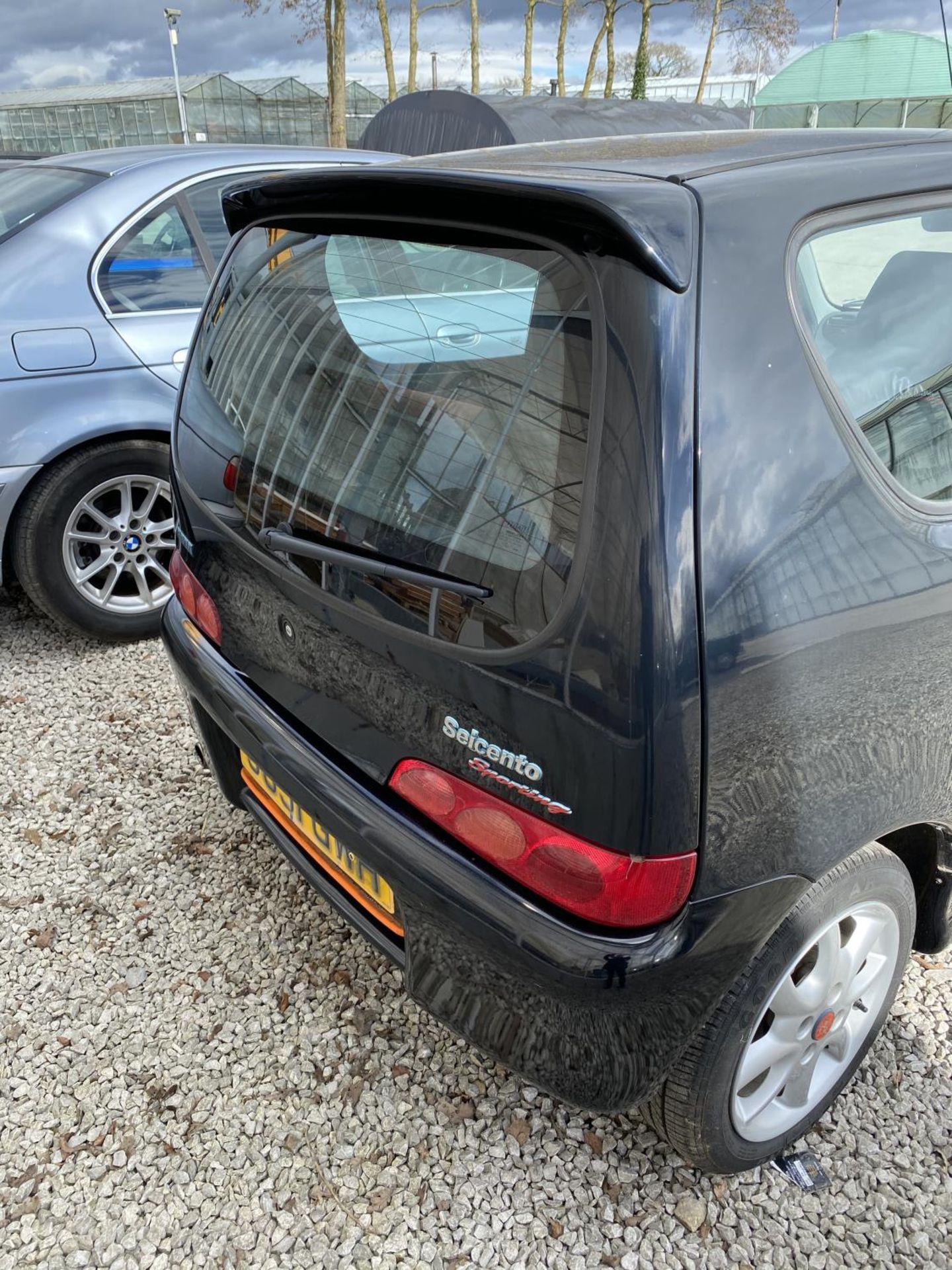 A FIAT SEICENTO SPORTING ON A SORN, MILEAGE SAID TO BE AROUND 7K S REG 1998/1999 - Image 3 of 9