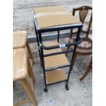 A SMALL, AS NEW SERVING TROLLEY