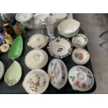 A COLLECTION OF ASSORTED CERAMICS TO INCLUDE BUNNYKINS BOWL ETC