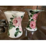 TWO WHEMYSS CERAMIC VASES