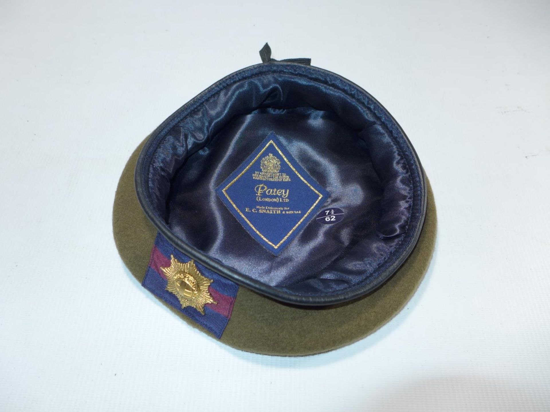 A COLDSTREAM GUARDS OFFICERS BERET - Image 2 of 2