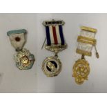 THREE MASONIC MEDALS