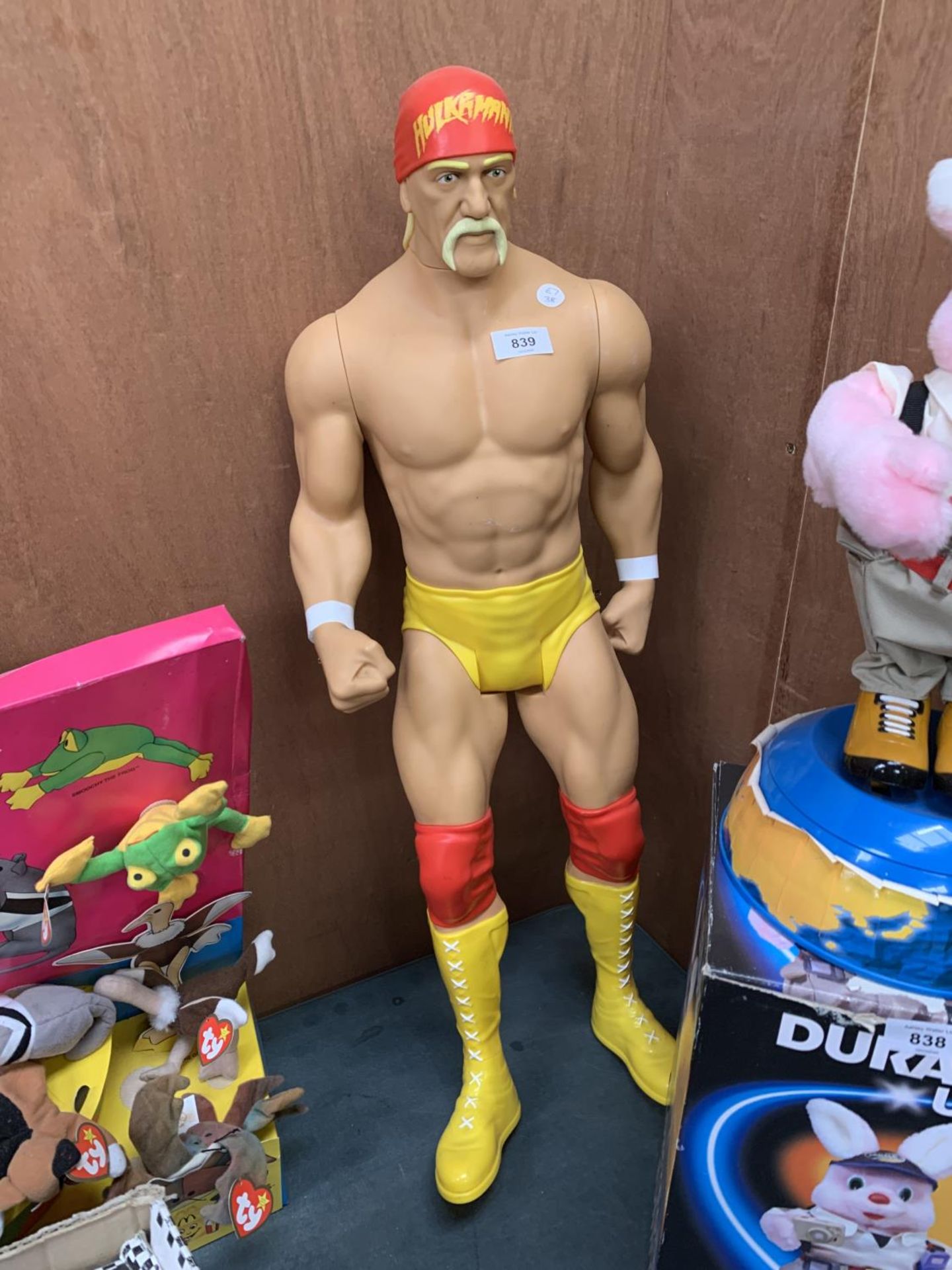 A LARGE HULK HOGAN WRESTLING FIGURE