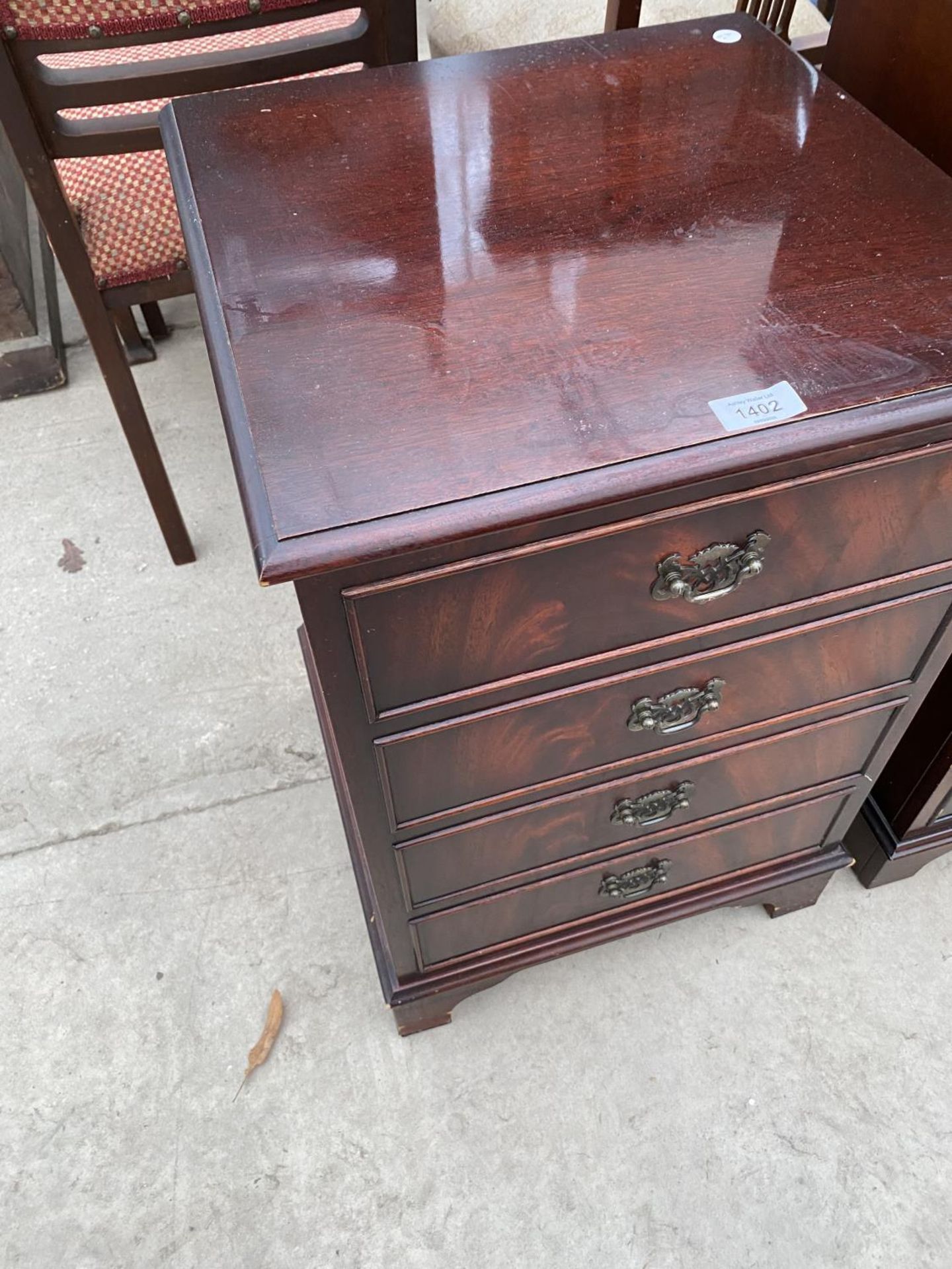 TWO SMALL MAHOGANY CABINETS - Image 2 of 3