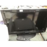 A PANASONIC VIERA TELVISION WITH REMOTE CONTROL IN WORKING ORDER