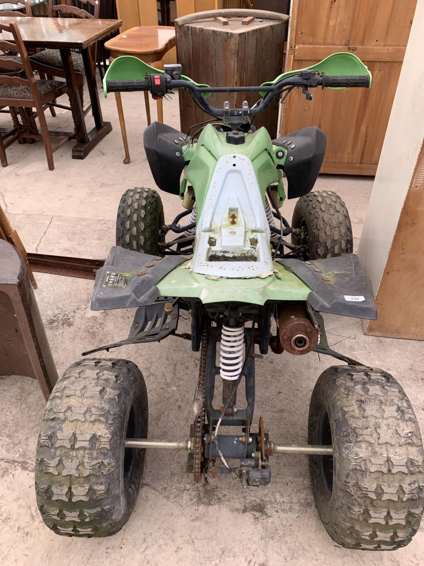 A QUAD BIKE IN NEED OF RESTORATION