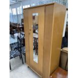 A RETRO TEAK WARDROBE