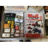 A COLLECTION OF MODEL TRACTOR MAGAZINES, 1-13 TOGETHER WITH A COLLECTION OF DIE CAST MODELS