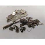 A COLLECTION MAINLY .925 AND FURTHER JEWELLERY, GROSS WEIGHT 82.5 GRAMS