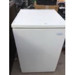 A FRIGIDAIRE UNDER COUNTER FRIDGE IN FAIRLY CLEAN AND WORKING ORDER